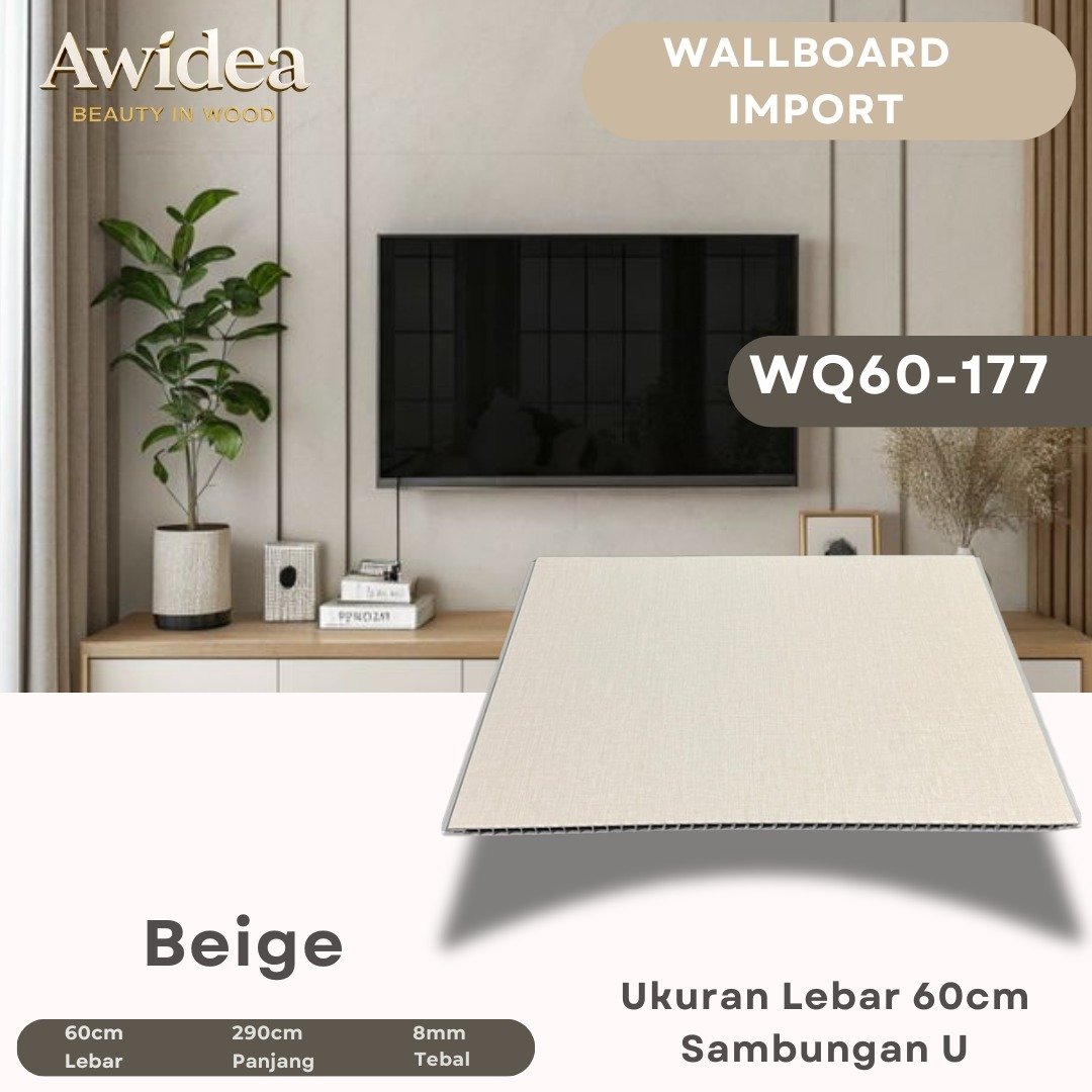 Wallboard AWIDEA Beige kode WQ60-177