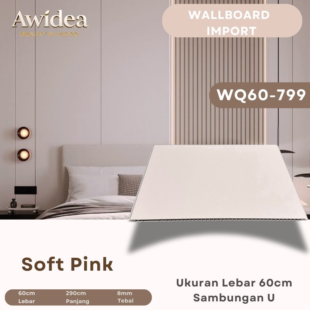Wallboard AWIDEA Soft Pink kode WQ60-799