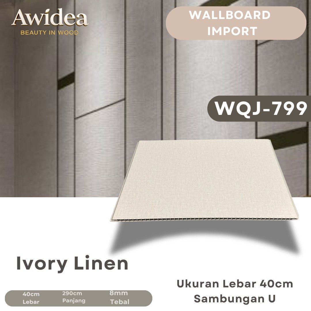 Wallboard AWIDEA Ivory Linen kode WQJ-799