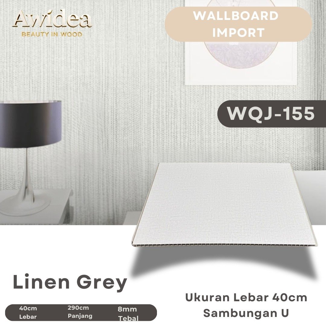 Wallboard AWIDEA Linen Grey kode WQJ-155
