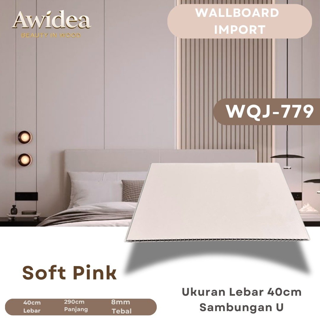 Wallboard AWIDEA Soft Pink kode WQJ-779