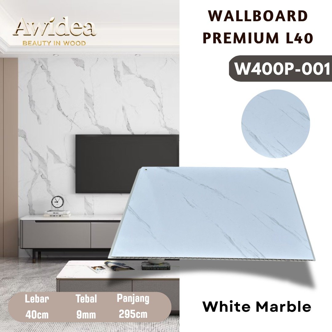 Wallboard White Marble AWIDEA