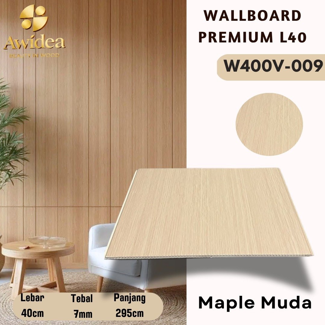 Wallboard AWIDEA Maple Muda kode W400V-009